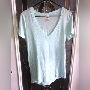 Teal Victoria secret (PINK) v-neck